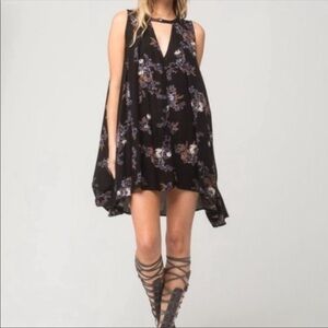 Free People Tree boho floral swing dress
